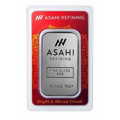 Picture of 2024 Asahi Refining Diwali Festival of Lights 1 oz Silver Bar - In Assay
