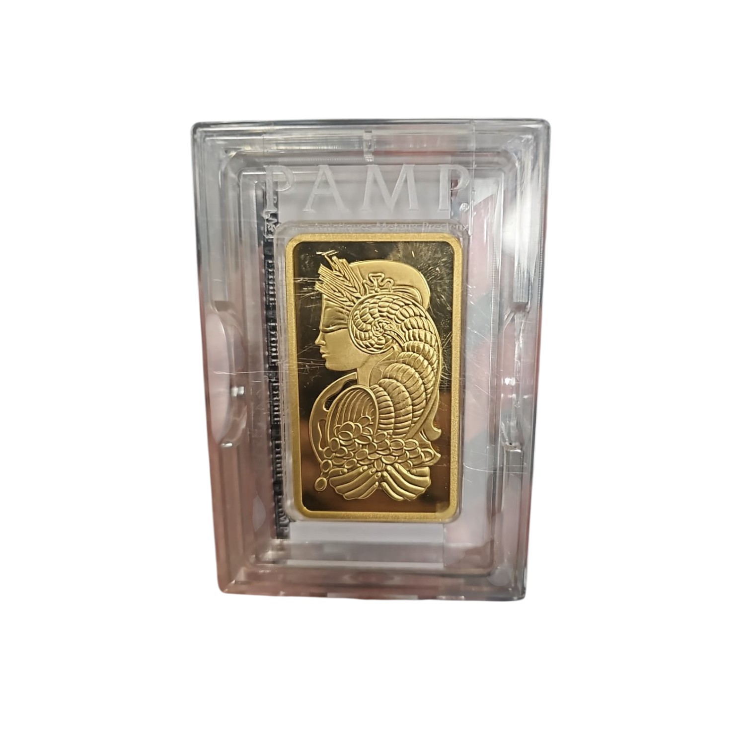 Picture of Pamp Suisse Lady Fortuna 5 oz Gold Bar - In Hard Case w/COA  