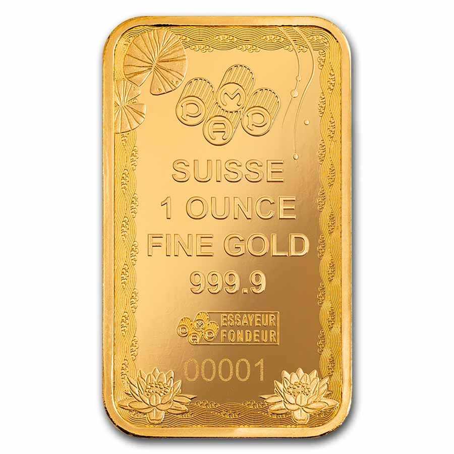 Picture of 2025 Pamp Suisse Good Luck Koi Fish 1 oz Gold Bar - In Assay