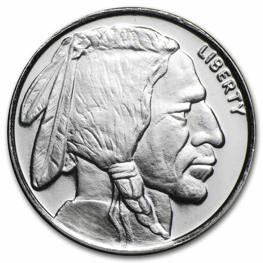 Picture of Elemetal Mint Buffalo 1 oz Silver Round - Circulated