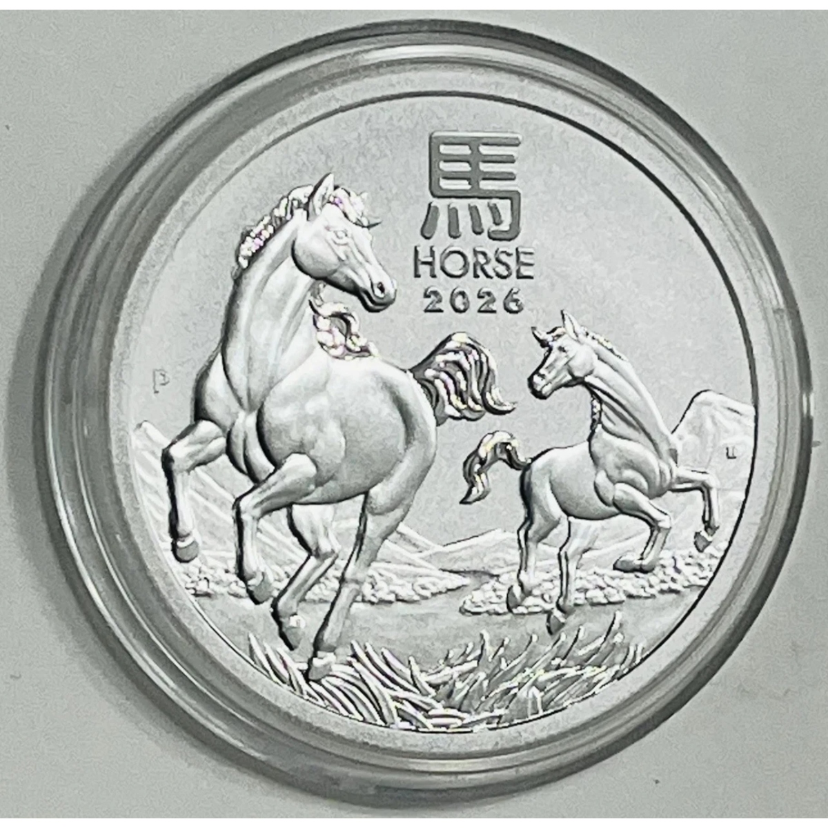 Picture of 2026 Perth Mint Lunar Year of the Horse High Relief Proof 2 oz Silver Coin