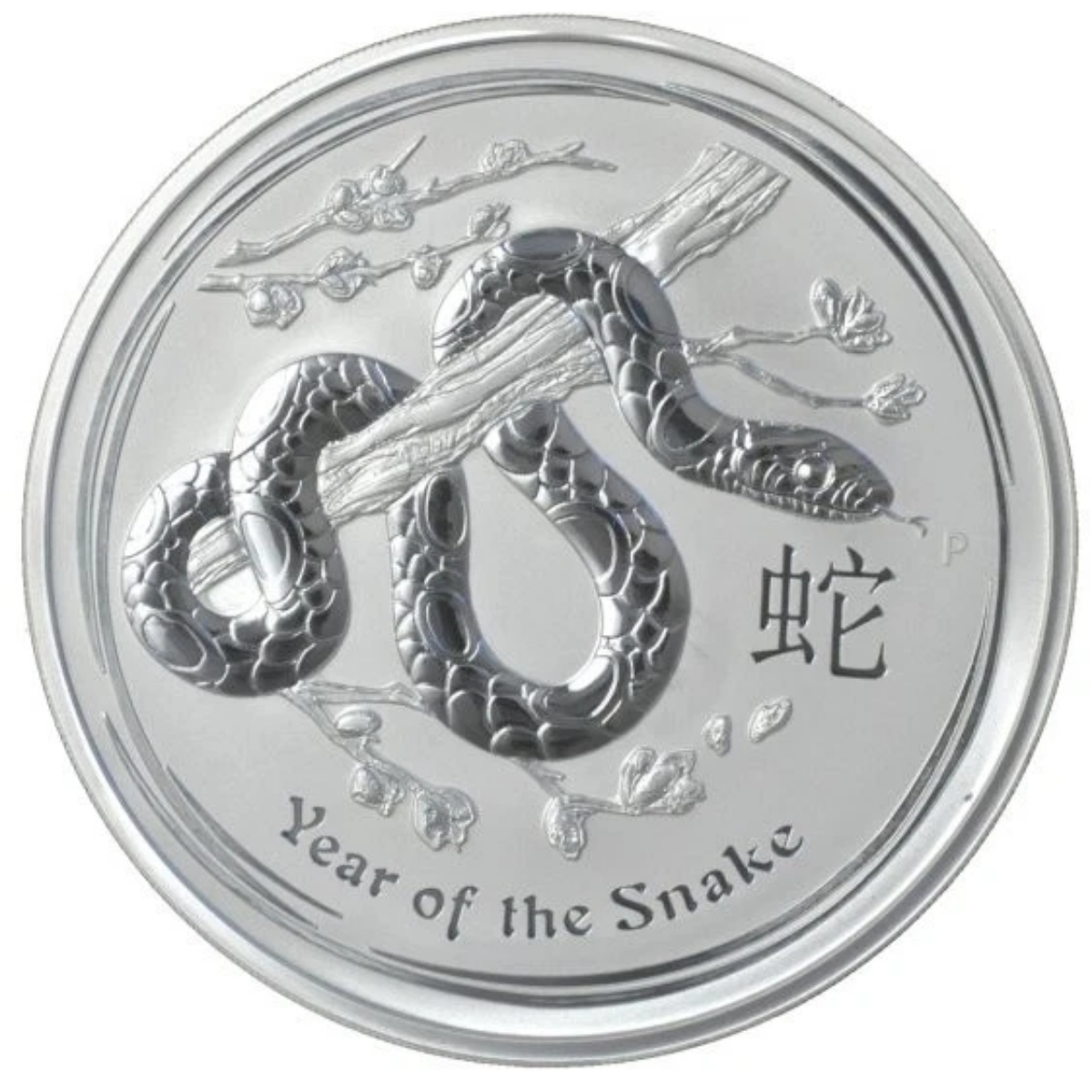 Picture of 2013 Australian Year of the Snake 10 oz Circulated Silver Coin - In Capsule