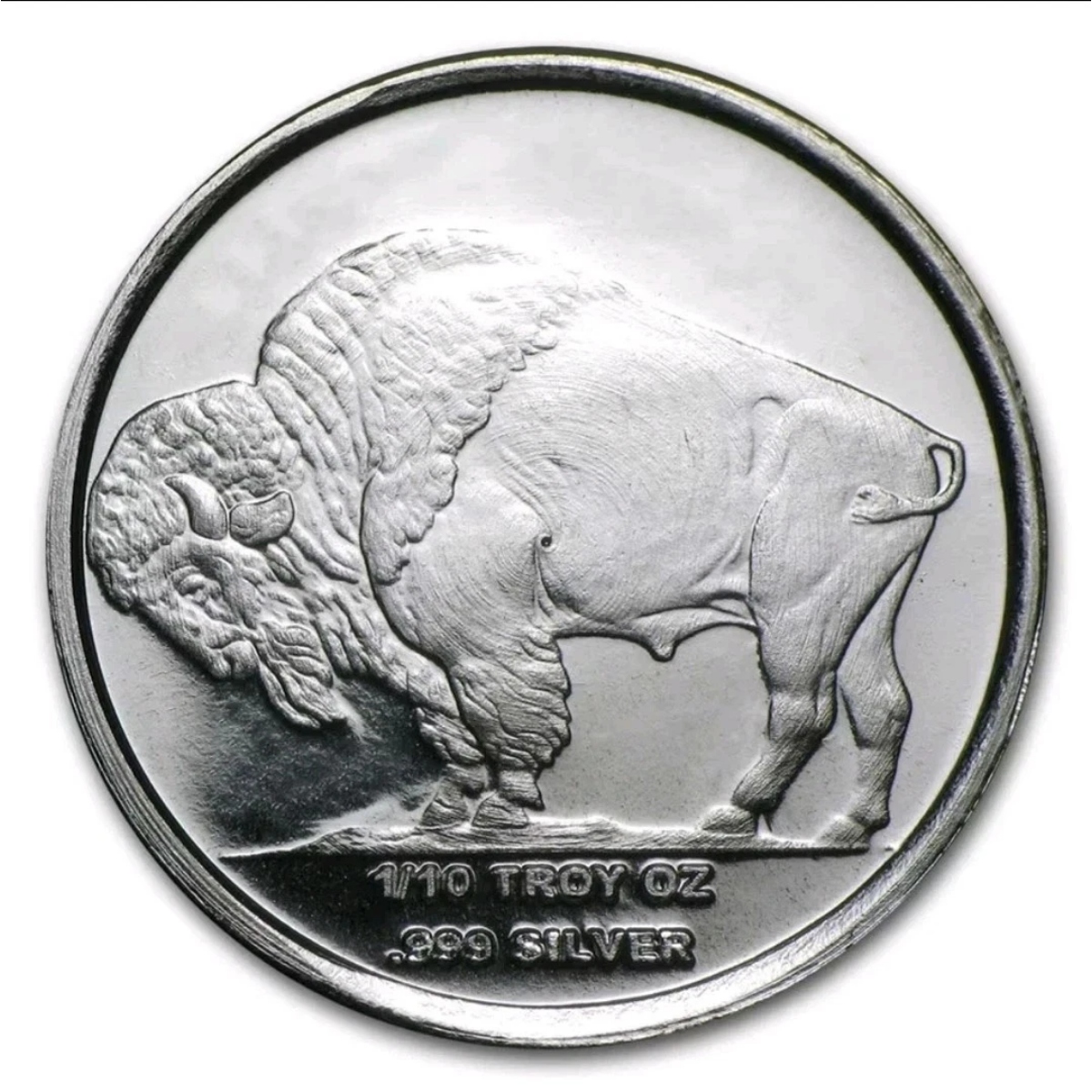 Picture of Highland Mint Buffalo 1/10 oz Silver Round - Circulated