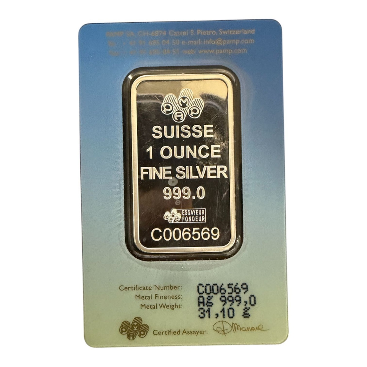 Picture of Pamp Suisse Religious Series - Lakshmi 1 oz Silver Bar 