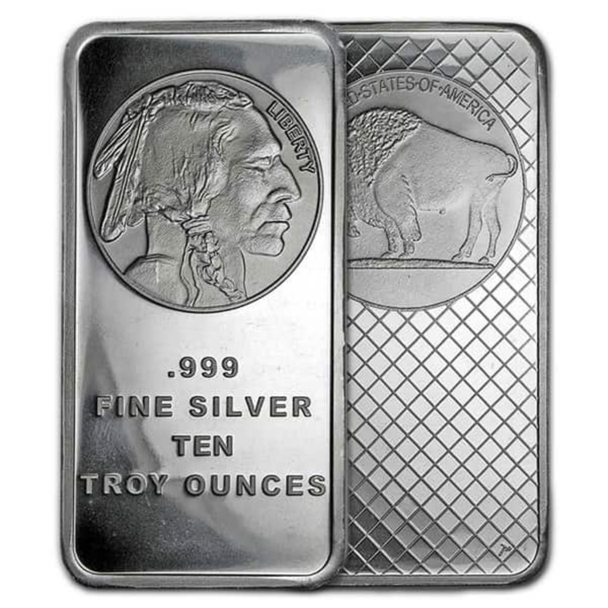 Picture of Silvertowne Mint Buffalo Design 10 oz Silver Bar - Sealed