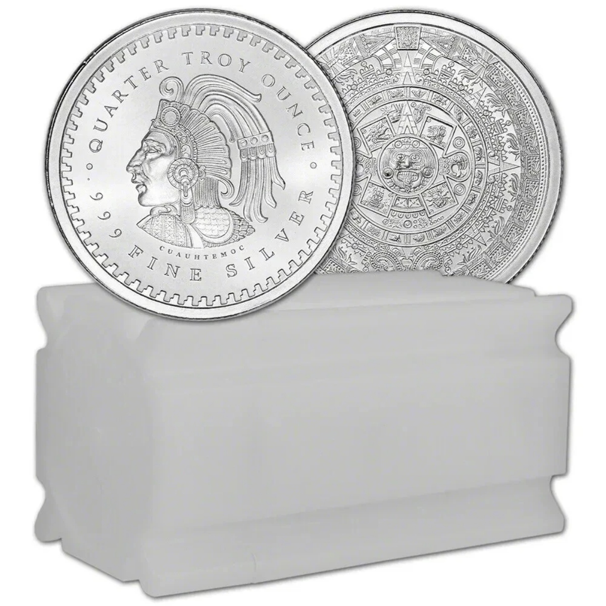 Picture of Golden State Mint Aztec Mayan Calendar 1/4 oz Silver Round
