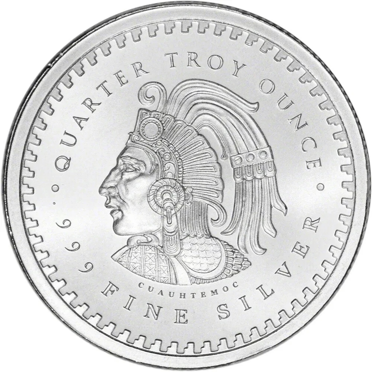 Picture of Golden State Mint Aztec Mayan Calendar 1/4 oz Silver Round