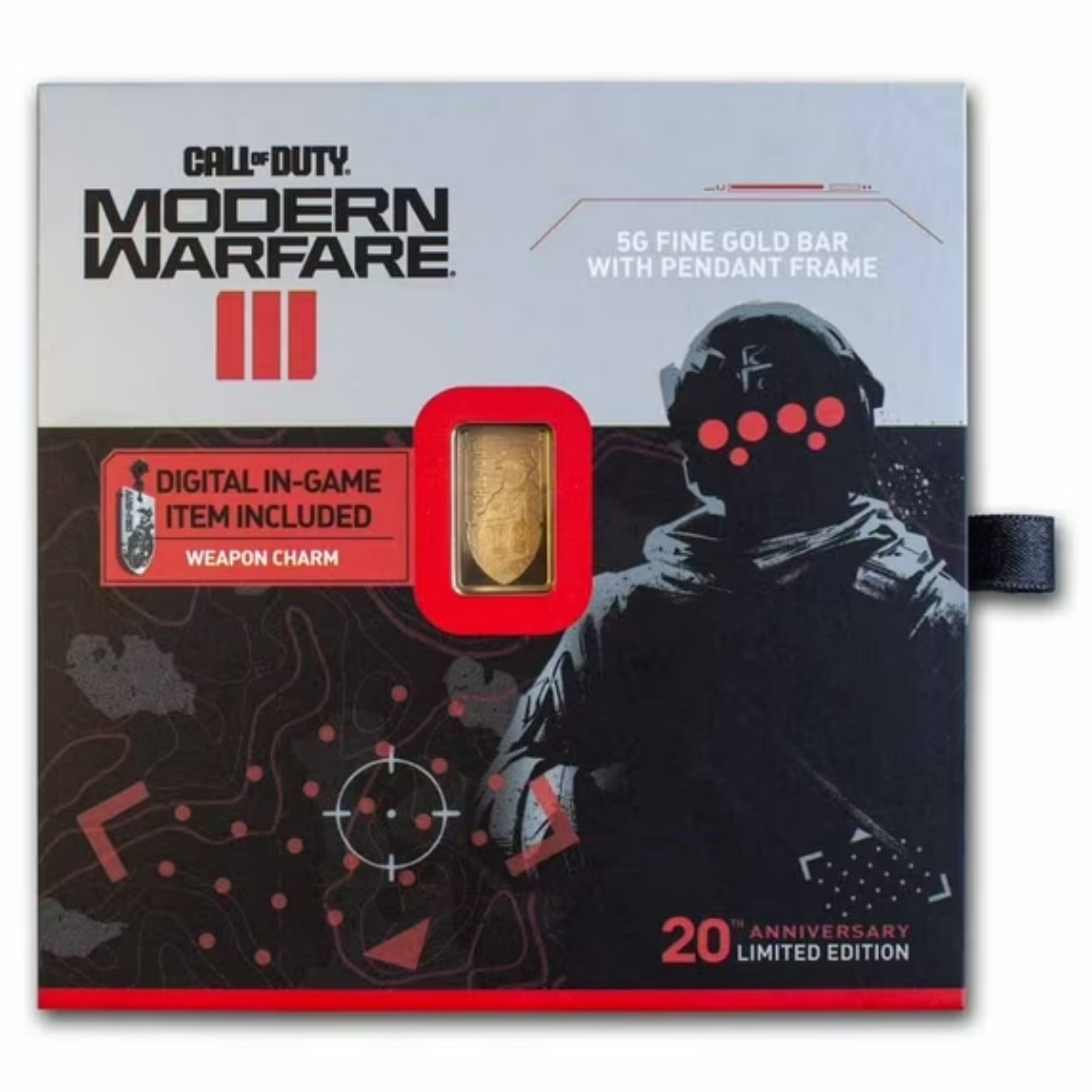 Picture of Pamp Suisse Call of Duty Modern Warfare MWIII 5 Gram Gold Bar (Very Low Serial!)