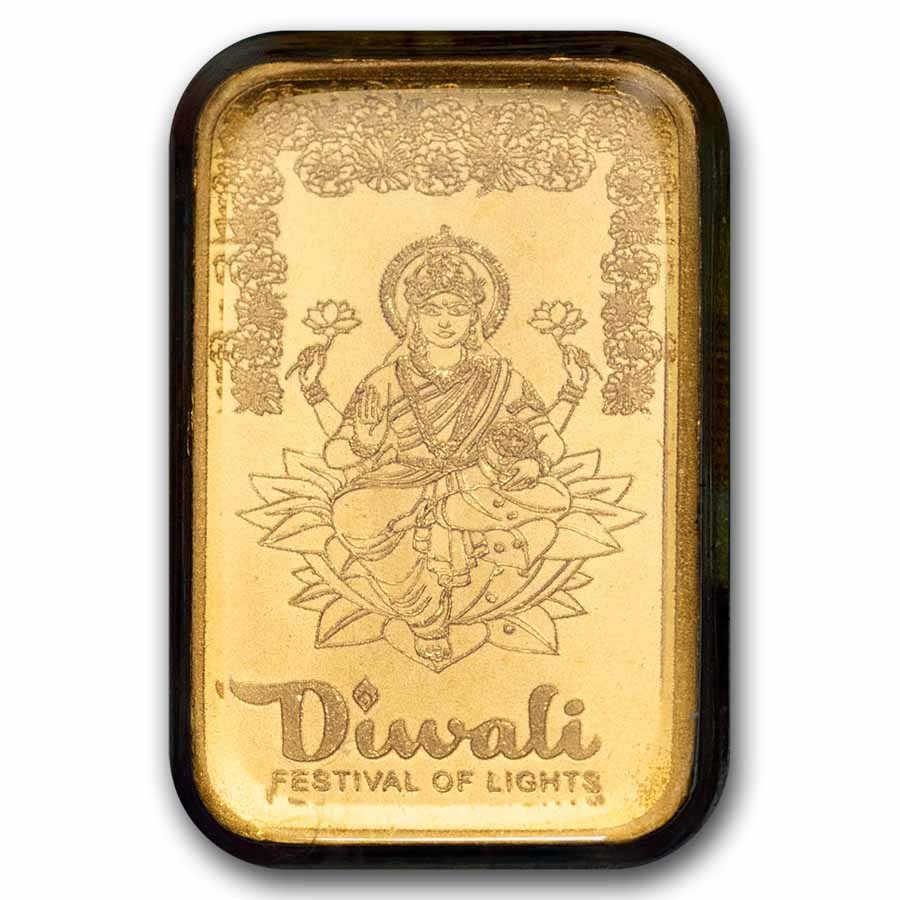 Picture of Pamp Suisse Diwali Festival Of Lights 25 x 1 gram -  In Assay Multigram Card