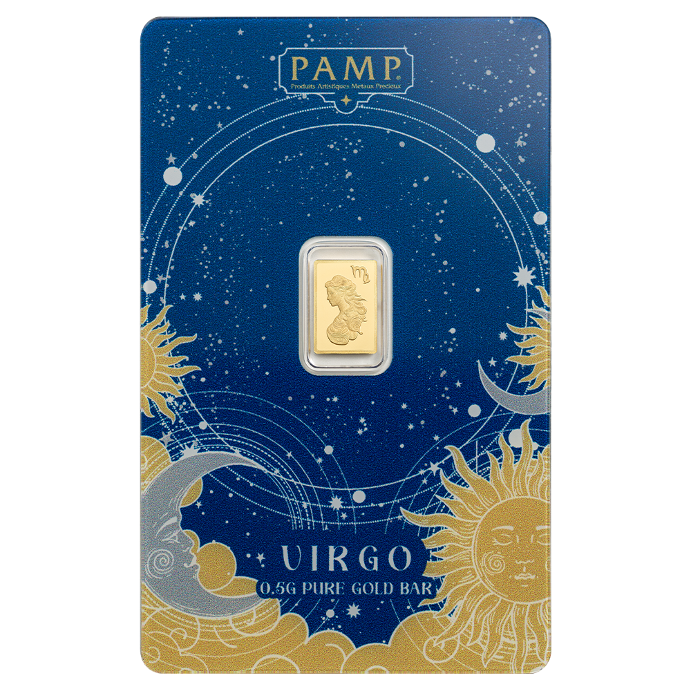 Picture of Pamp Suisse Complete 12 Zodiac Signs Gold Bar Set – 1/2g Each, 6g Total
