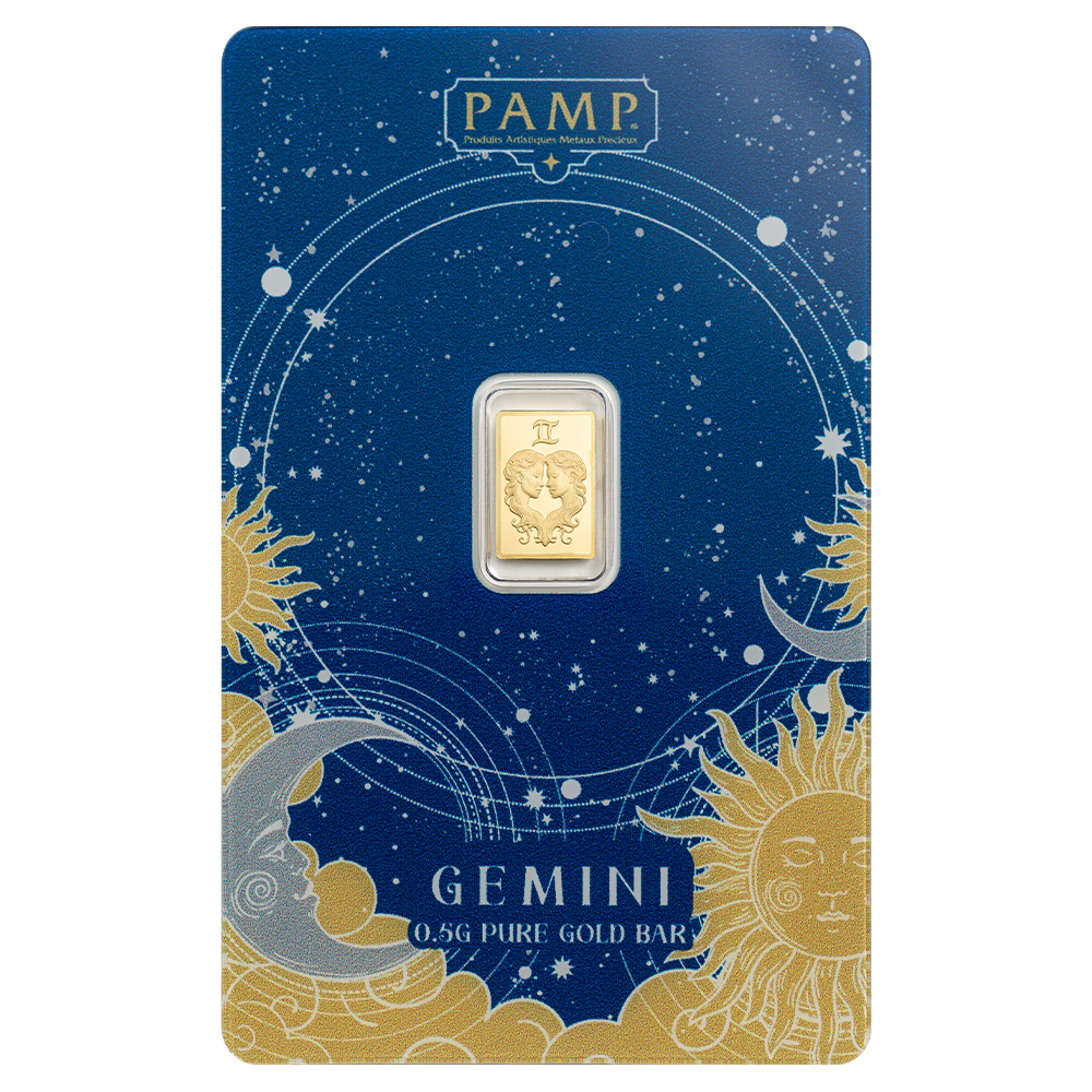 Picture of Pamp Suisse Complete 12 Zodiac Signs Gold Bar Set – 1/2g Each, 6g Total
