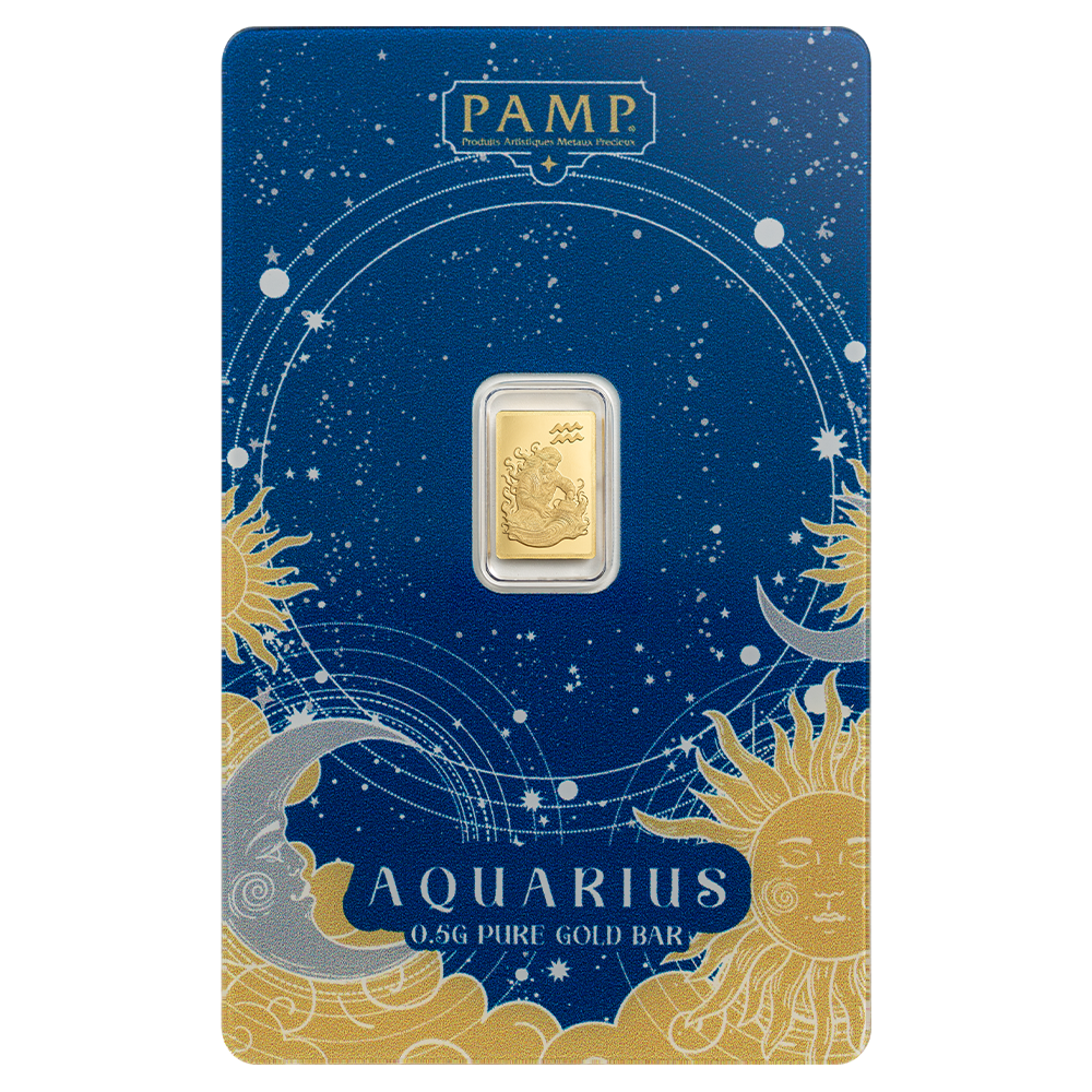 Picture of Pamp Suisse Complete 12 Zodiac Signs Gold Bar Set – 1/2g Each, 6g Total