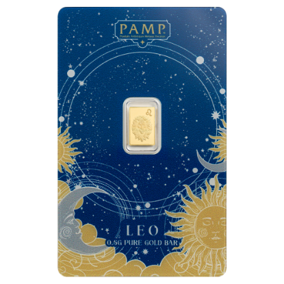 Picture of Pamp Suisse Zodiacs Series - Leo 1/2 gram Gold Bar - In Assay