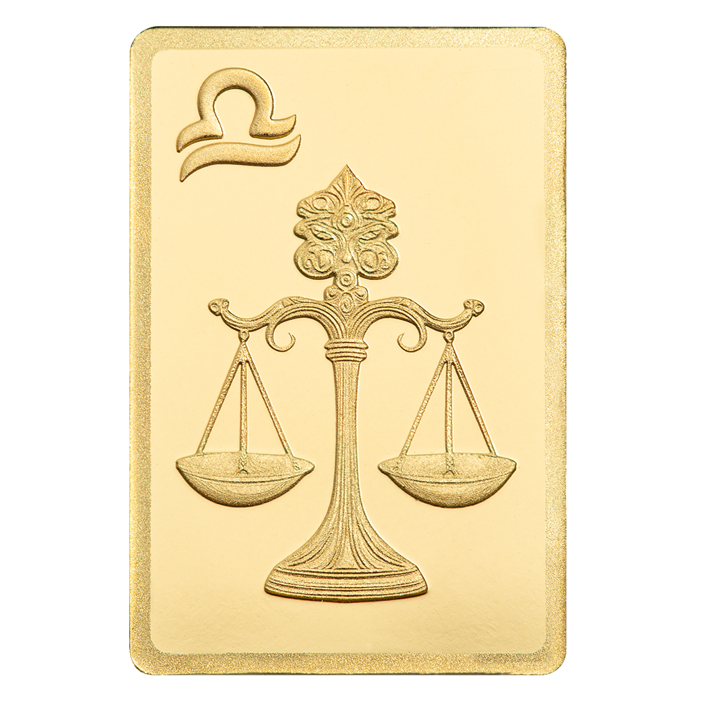 Picture of Pamp Suisse Zodiacs Series - Libra 1/2 gram Gold Bar - In Assay