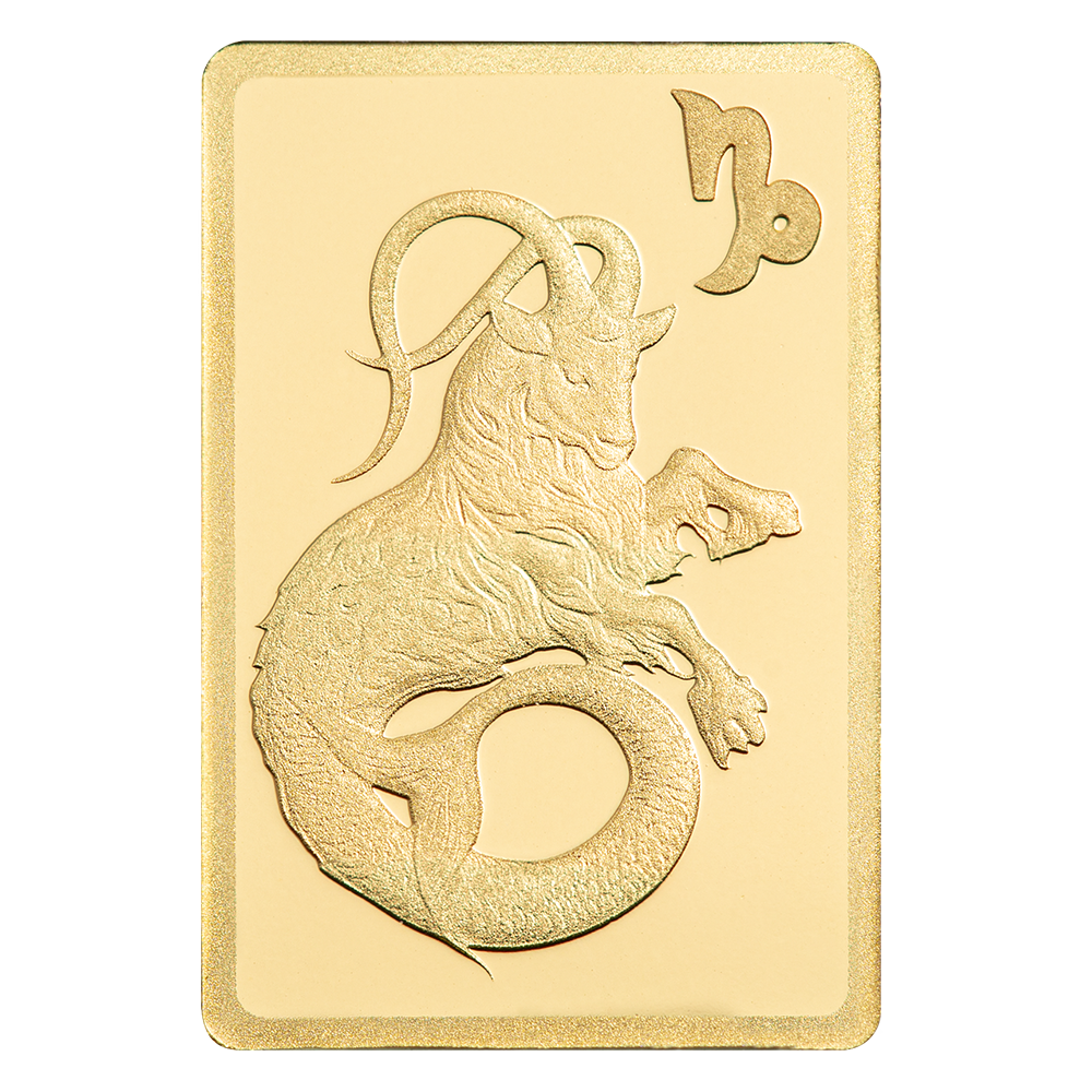 Picture of Pamp Suisse Zodiacs Series - Capricorn 1/2 gram Gold Bar - In Assay