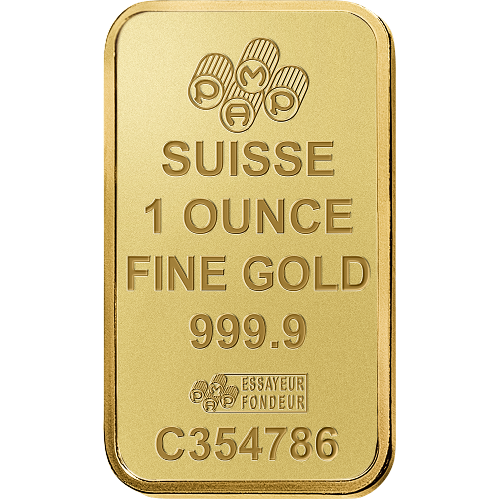 Picture of PAMP Suisse 1 oz Gold Minted Bar – In Plastic Deformed Assay