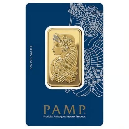 Picture of PAMP Suisse Lady Fortuna 1 oz Gold Bar - In Veriscan Carbon Neutral Assay