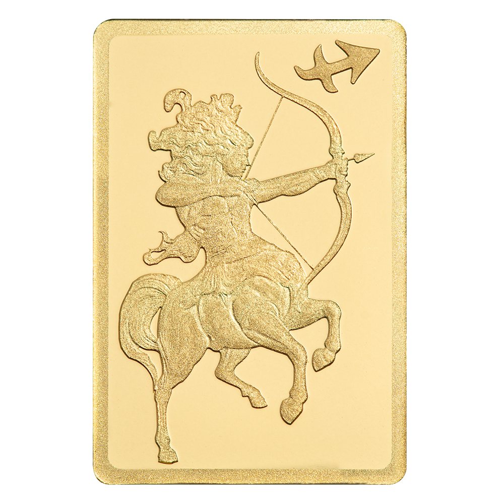 Picture of Pamp Suisse Zodiacs Series - Sagittarius 1/2 gram Gold Bar - In Assay