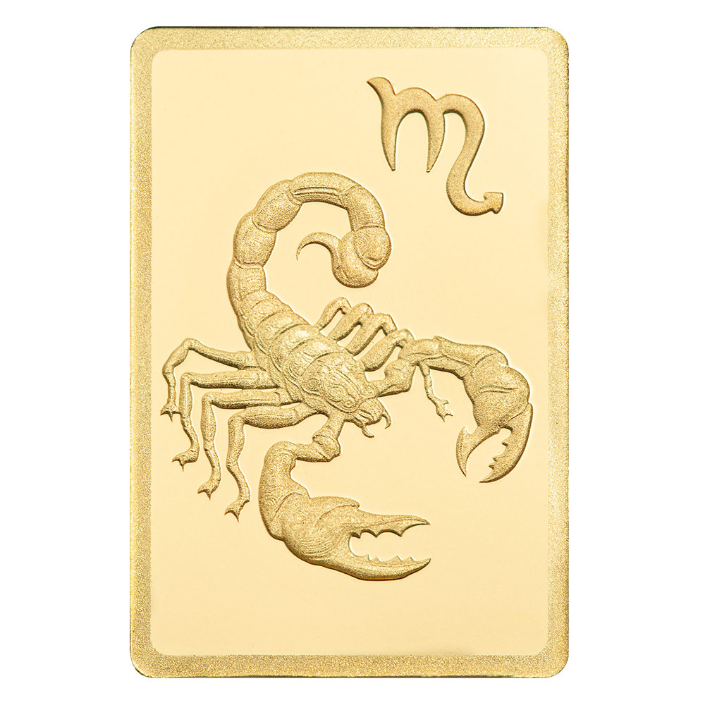 Picture of Pamp Suisse Zodiacs Series - Scorpio 1/2 gram Gold Bar - In Assay