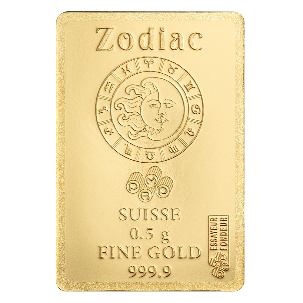 Picture of Pamp Suisse Zodiacs Series - Scorpio 1/2 gram Gold Bar - In Assay