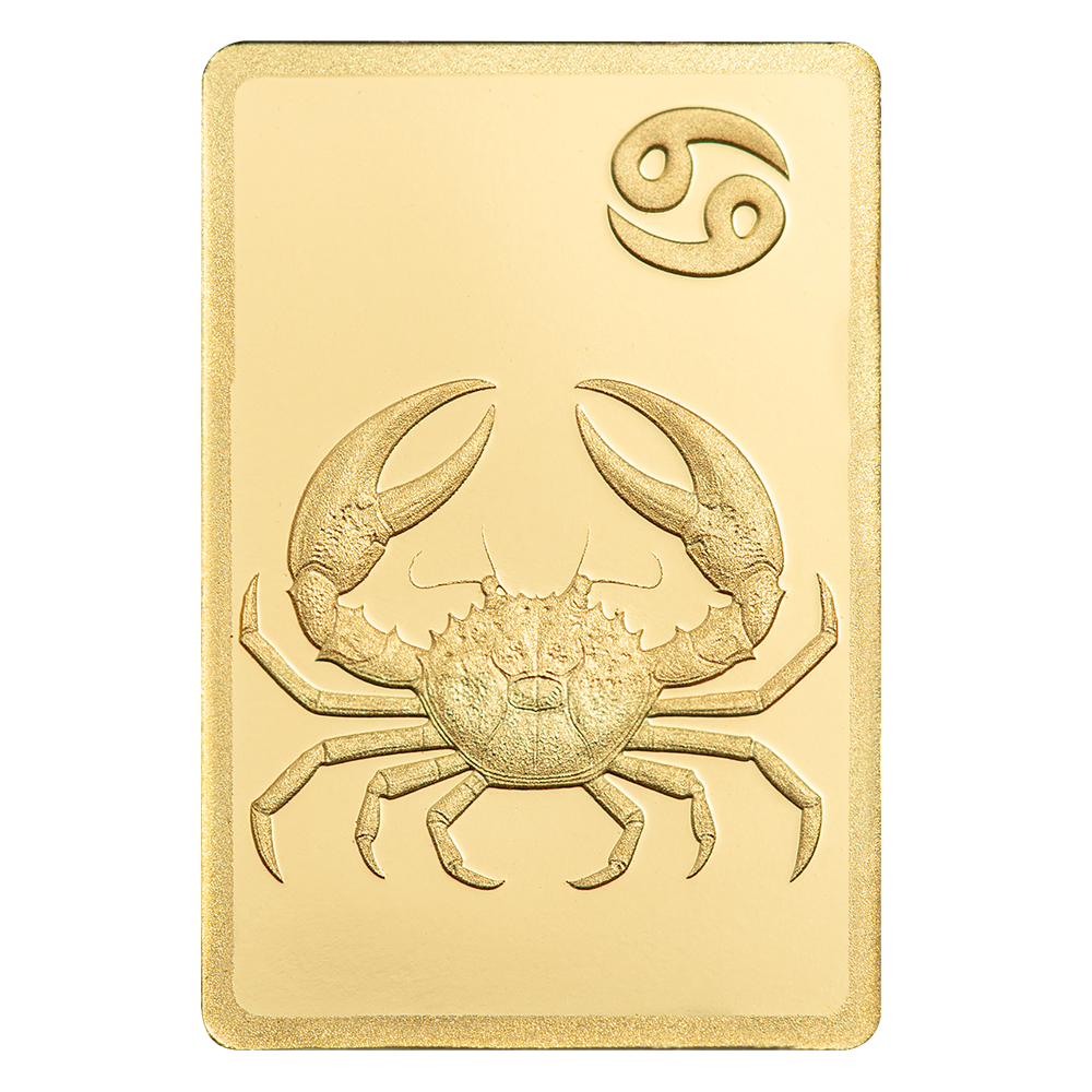 Picture of Pamp Suisse Zodiacs Series - Cancer 1/2 gram Gold Bar - In Assay