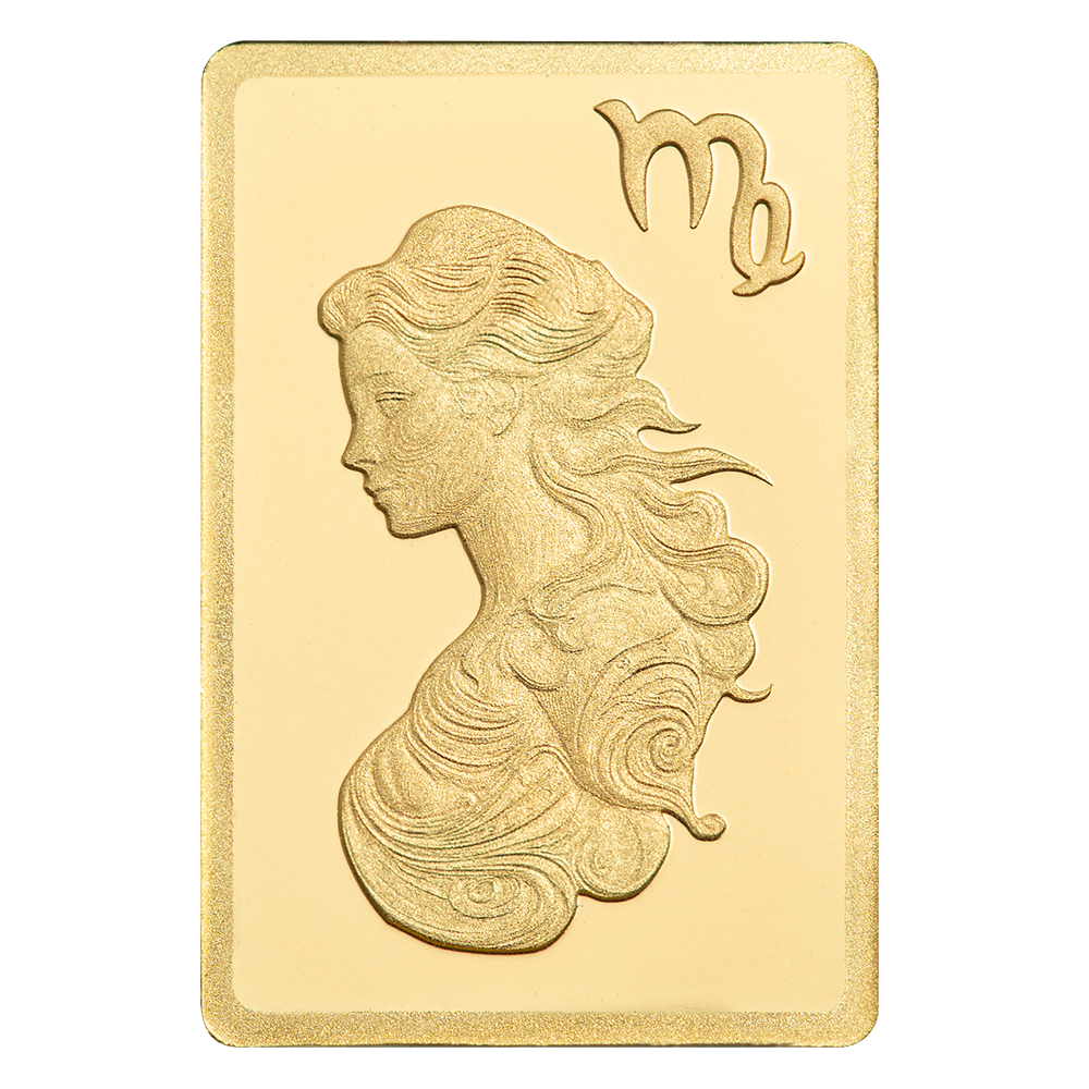 Picture of Pamp Suisse Zodiacs Series - Virgo 1/2 gram Gold Bar - In Assay