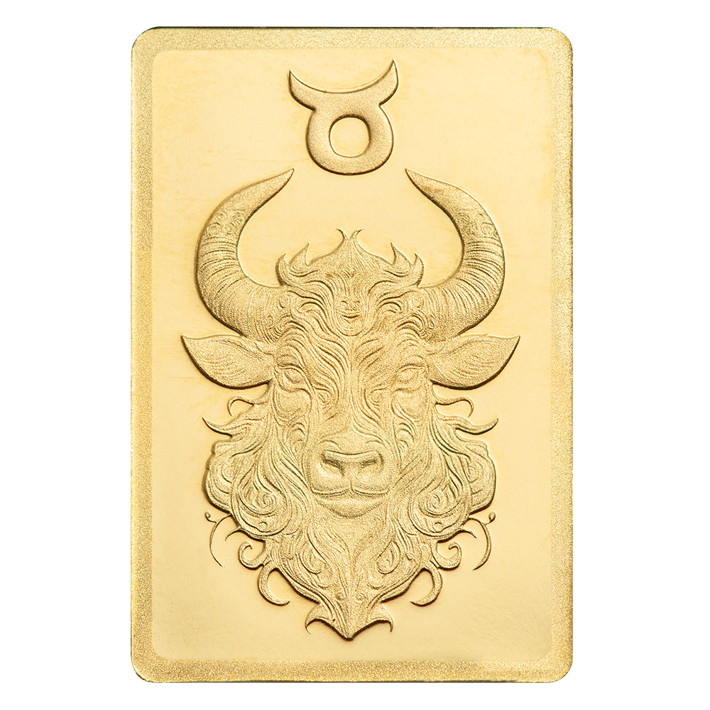 Picture of Pamp Suisse Zodiacs Series - Taurus 1/2 gram Gold Bar - In Assay