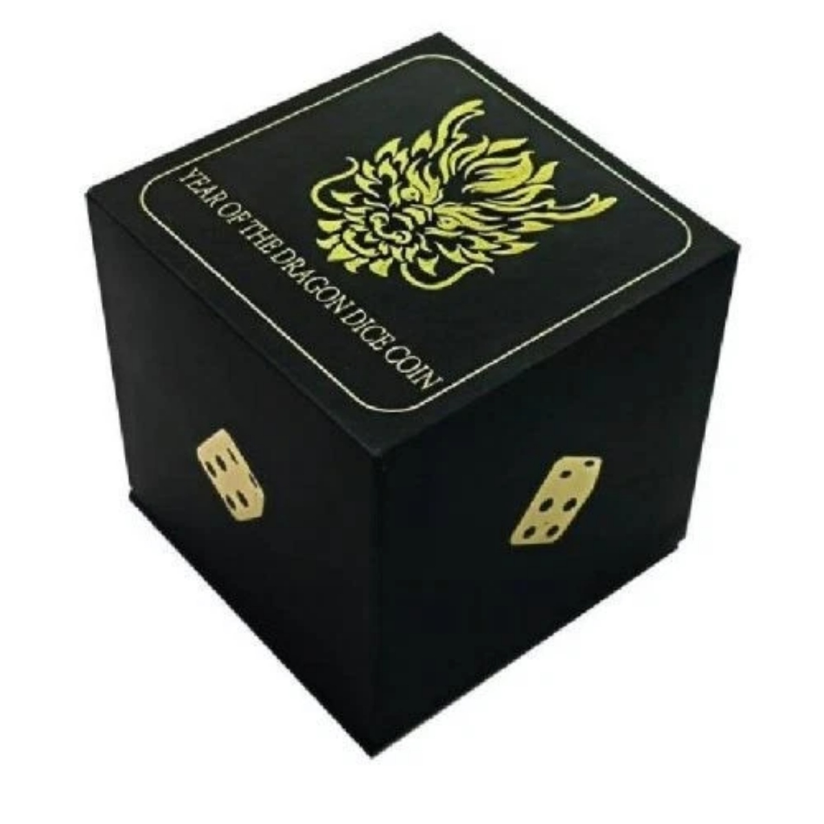 Picture of 2024 Year of the Dragon 1 oz Rolling Dice Silver Coin - w/Slight Scratches