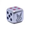 Picture of 2023 Year of the Rabbit Rolling Dice 1 oz Antique Silver – w/Slight Scratches