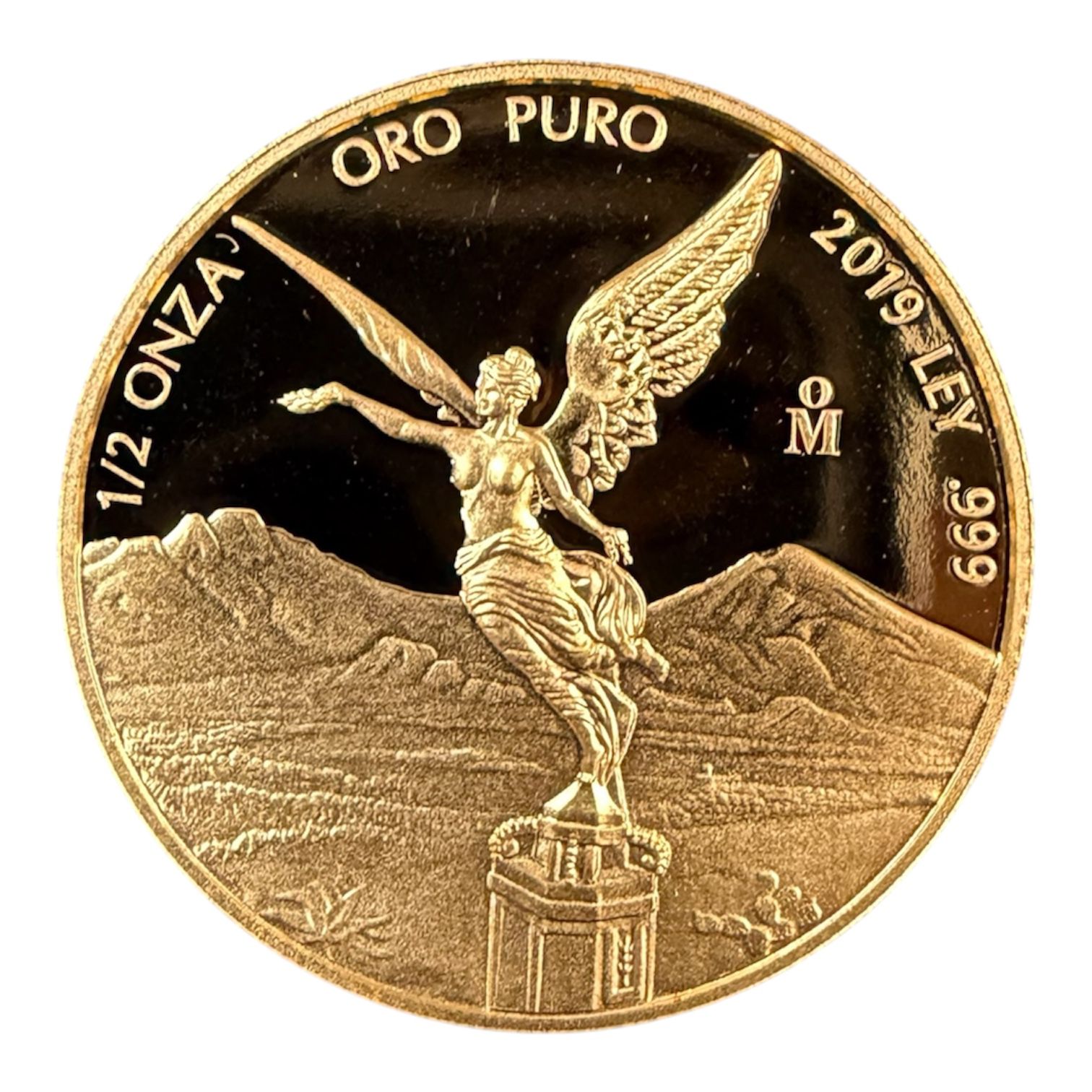 Picture of 2019 Mexico Libertad 1/2 oz Gold Proof - Low Mintage 650 - Coin Only, No Capsule