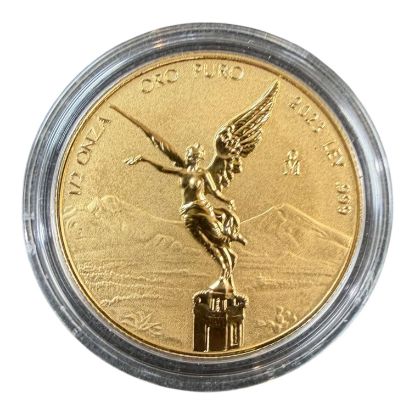 Picture of 2023 Mexico 1/2 oz Onza Reverse Proof Gold Libertad Coin - Low Mintage 1,000