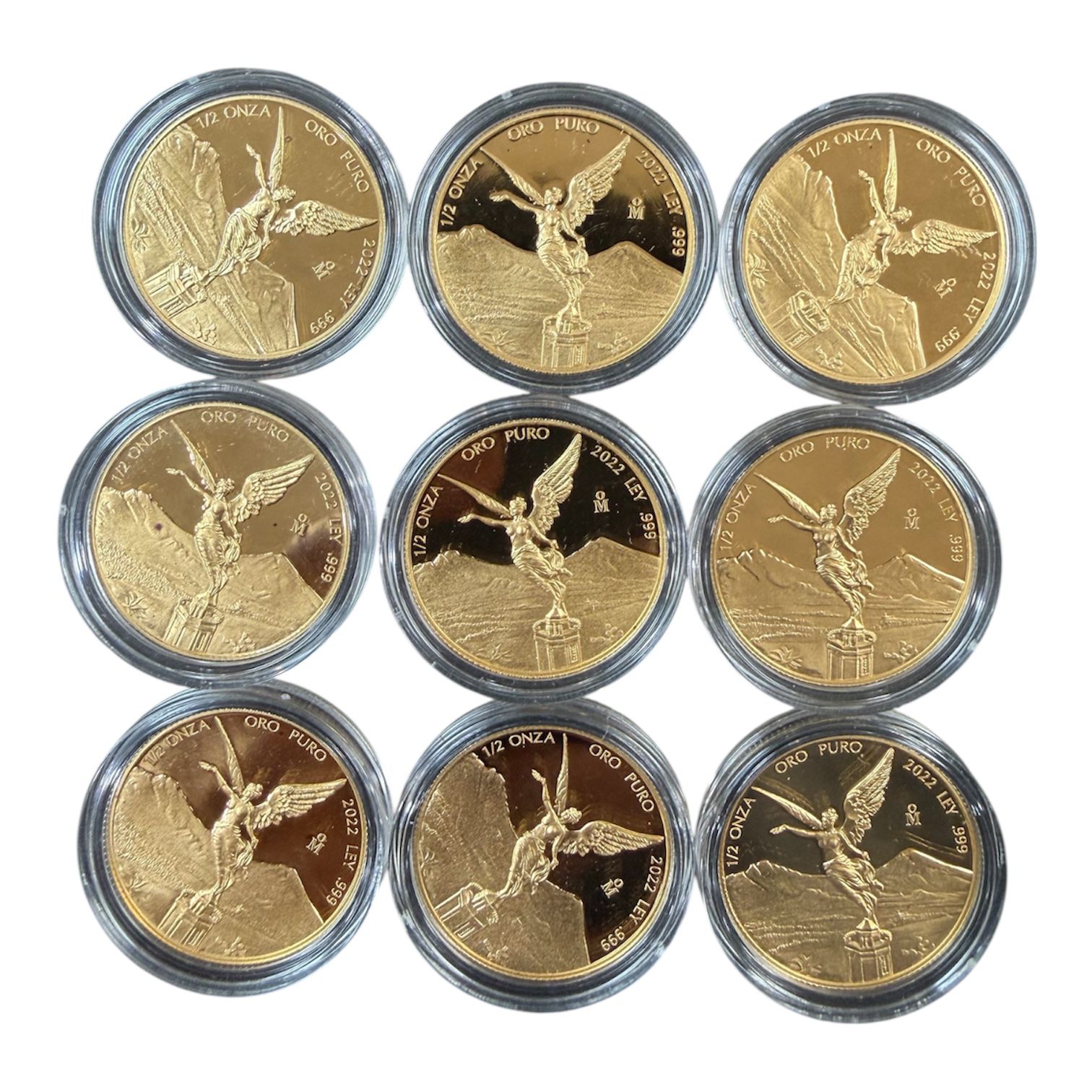 Picture of 2022 Mexico 1/2 oz Onza Proof Gold Libertad Coin