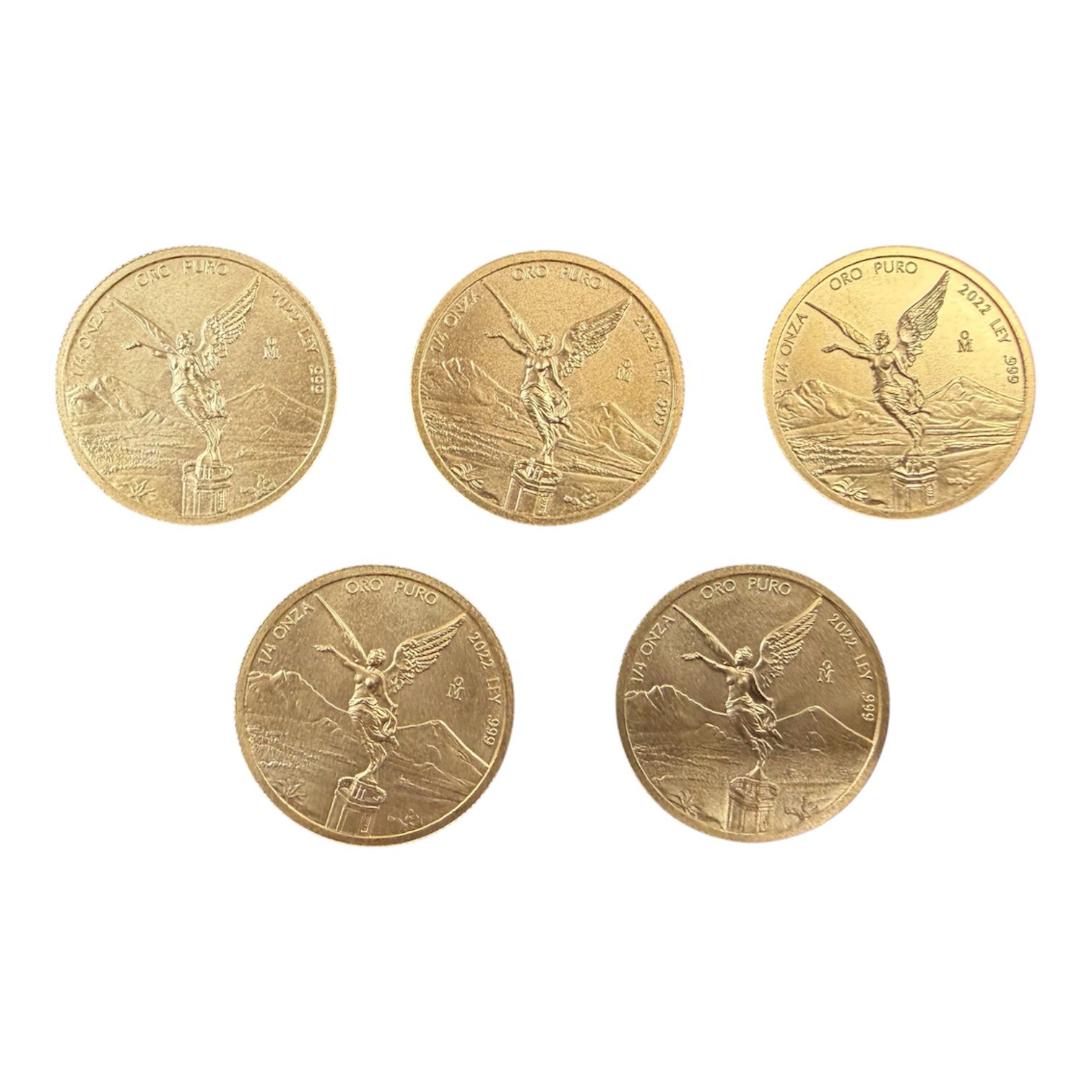 Picture of 2022 Mexico 1/4 oz Onza Gold Libertad Coin - Low Mintage 1,300