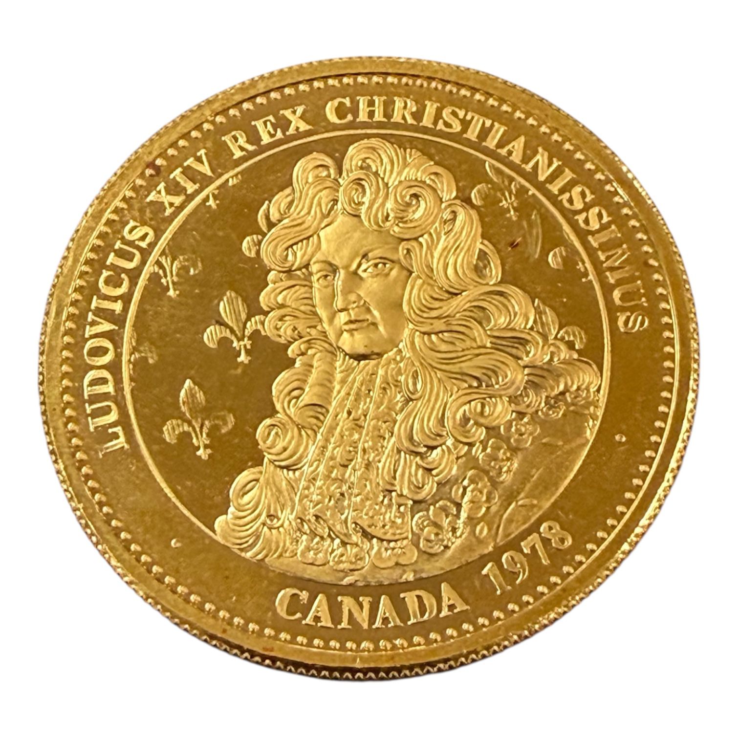 Picture of 1978 Canada JM & Mallory LTEE Beaver/Castor 1 oz Gold Round – Serial #3336
