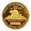 Picture of 1978 Canada JM & Mallory LTEE Beaver/Castor 1 oz Gold Round – Serial #3336