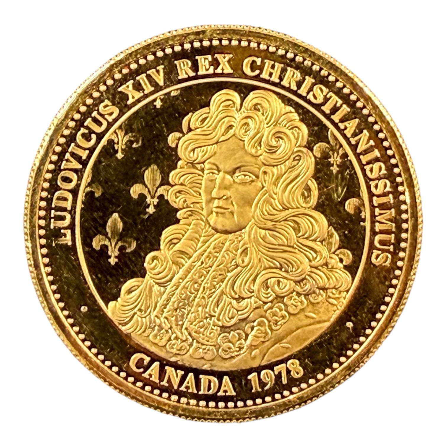 Picture of 1978 Canada JM & Mallory LTEE Beaver/Castor 1 oz Gold Round – Serial #3336