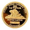 Picture of 1980 Canada Engelhard LTEE Beaver/Castor 1 oz Gold Round – Serial #3336