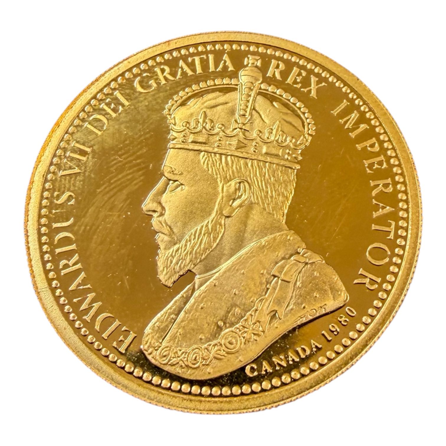 Picture of 1980 Canada Engelhard LTEE Beaver/Castor 1 oz Gold Round – Serial #3336