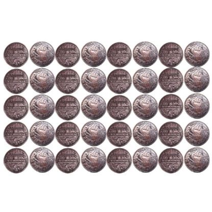 Show details for (Tube of 20) Dirty Hands-Clean Money 1 oz Antiqued Copper round Picture of (Tube of 20) Dirty Hands-Clean Money 1 oz Antiqued Copper round