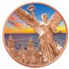 Picture of (Tube of 20) 2024 Mexico Libertad Sunset 1 oz Colorized Copper Round