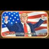 Picture of (Tube of 20) KO TRUMP WINS Trump vs Biden Boxing Design1 oz Colorized Copper Bar