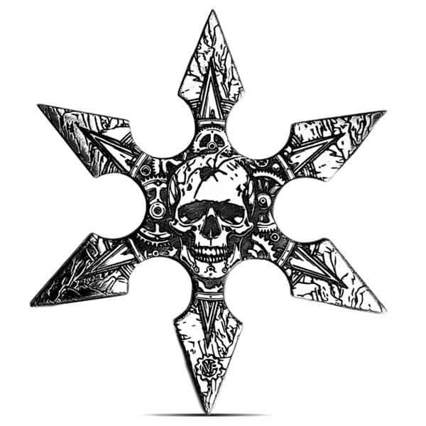 Picture of North View Products Pandemonium Star Shaped 1/2 oz Silver -Protective Pouch