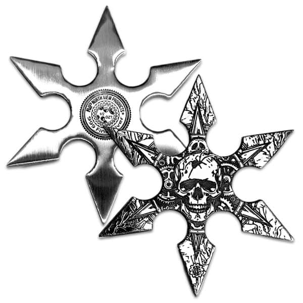 Picture of North View Products Pandemonium Star Shaped 1/2 oz Silver -Protective Pouch