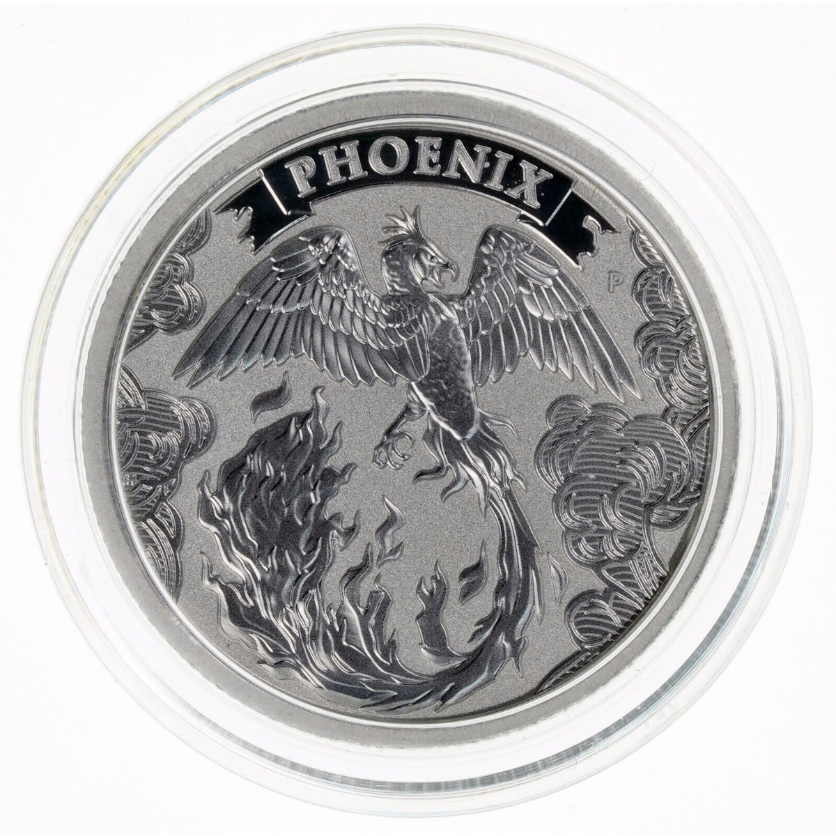 Picture of 2022 Perth Mint Australia Phoenix 1/4 oz Platinum Coin - In Capsule