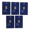 Picture of Holy Land Mint Am Israel Chai 5 x 1 Gram Gold Bars-In Assay (Serials 1–5)