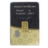 Picture of IGR 1 Gram Gold Bar - In Assay Card / Sealed
