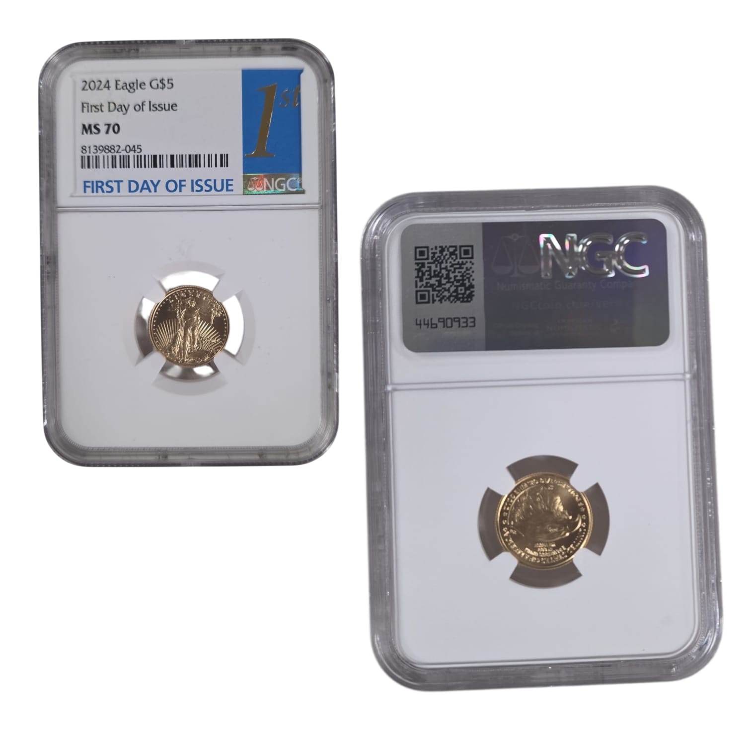 Picture of 2024 1/10 oz American Gold Eagle MS-70 NGC  (First Day of Issue)