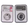 Picture of 2024 Alderney Bald Eagle 2oz Silver Proof NGC PF70 UHR FDOI Jody Clark Signed