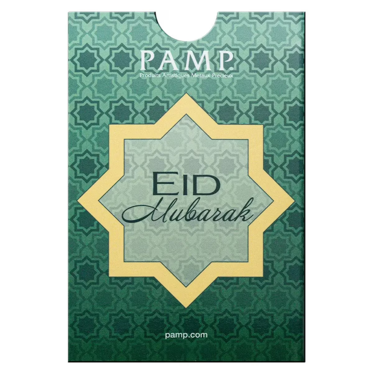 Picture of Pamp Suisse Eid Mubarak 5 Gram Gold Bar in Assay w/ Sleeve