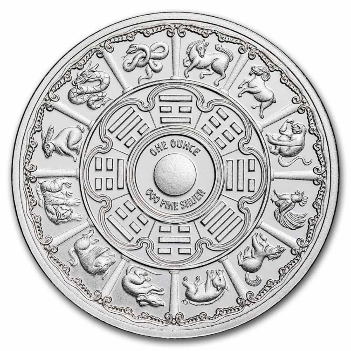 Picture of 2024 Year of the Dragon (Series 2) 1 oz Silver Round